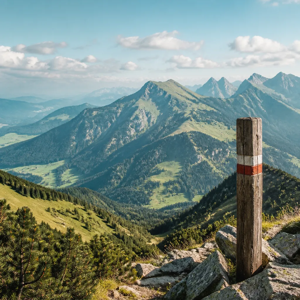 Mirante com vista das montanhas